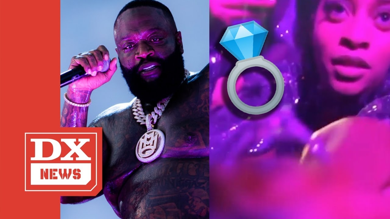 Rick Ross Fan Proposes To Him While On Stage?