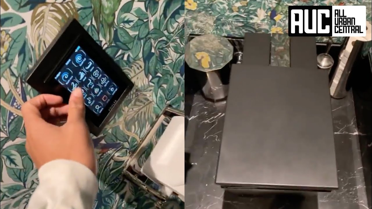 Drake Shows Off His Luxury Disappearing Toilet