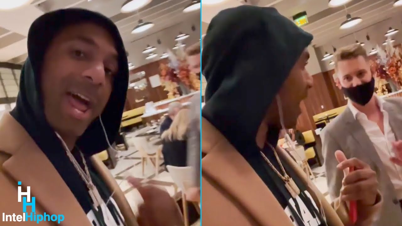 Wallo upset after Restaurant Manager follows him outside Asking if he paid for his meal