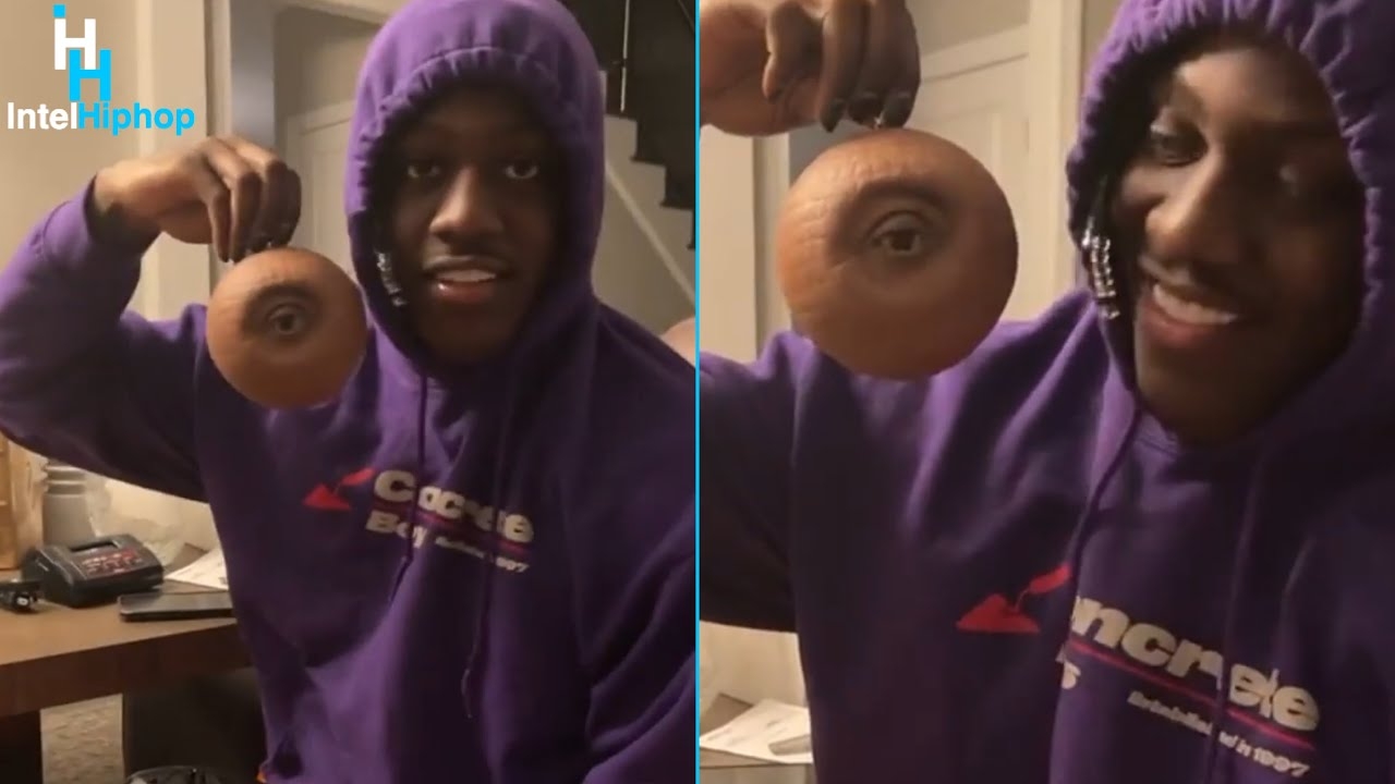 Lil Yachty shows off creepy all seeing eyeball gadget he got from the Illuminati￼ ￼