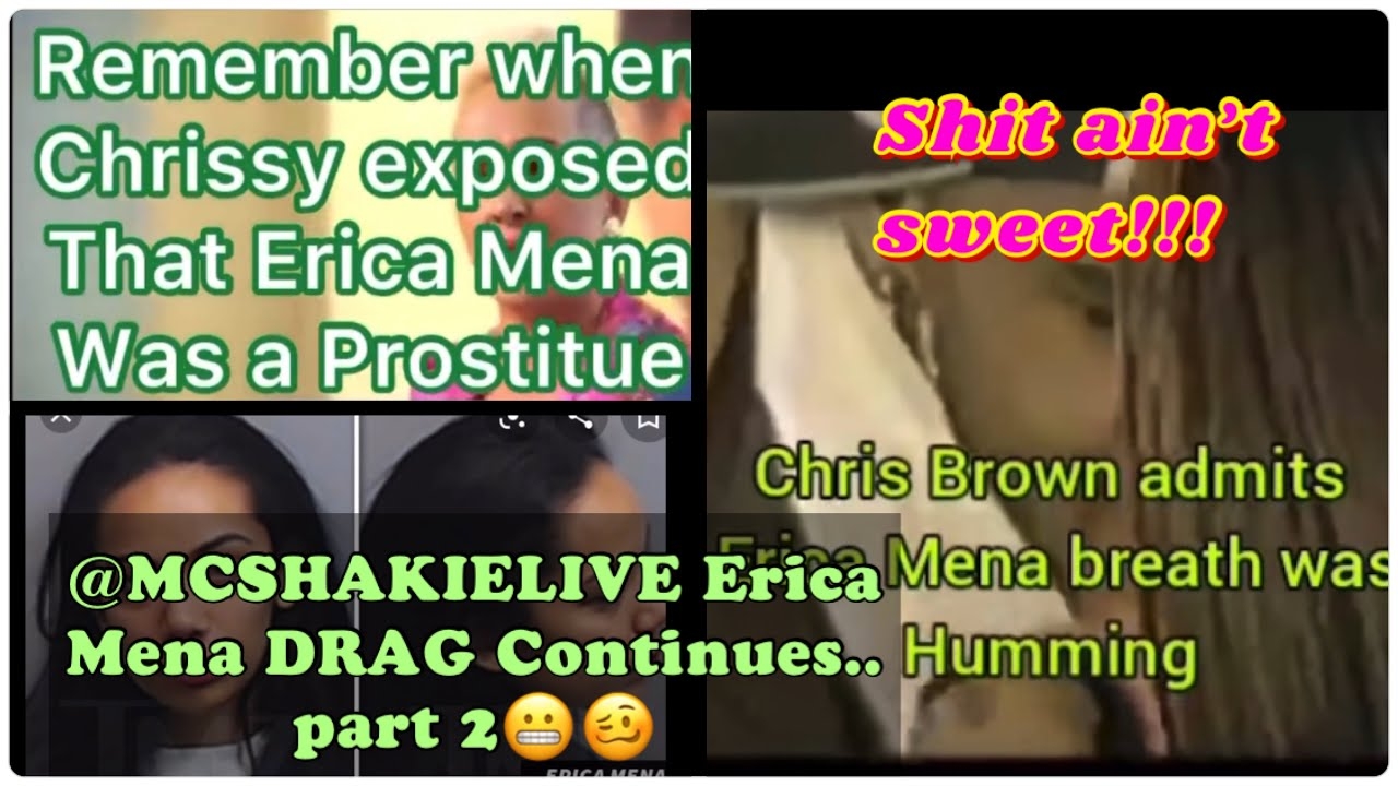 Erica Mena dragged to filth pt 2 | Erica Mena mistakes blogger && gets DRAGGED by M.C. Shakie Live