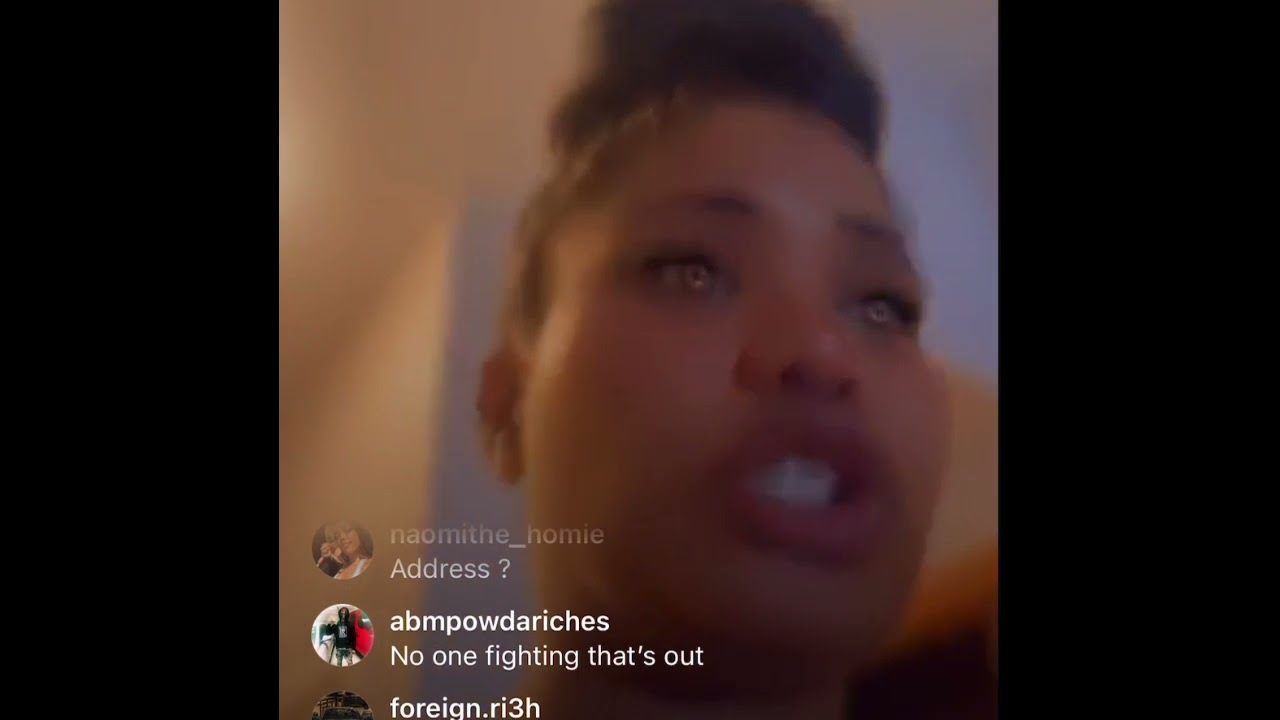 contd “Some chick” goes live $ is ready to fight Honey Bun, honey bun in the comments