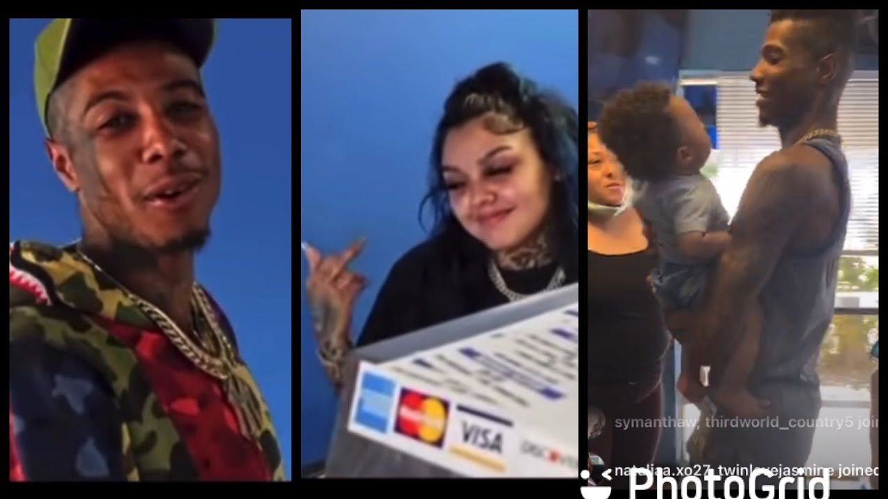 Blueface points @ his boo & are they shiesty w/ the fries?? A trip to Blue’s fish and soul