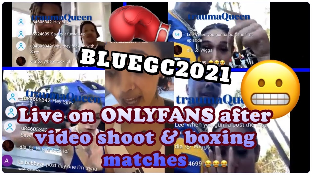 BlueGirlsClub Onlyfans boxing LIVE | Savay ran 3 fades and boxed 4 x | BLUEGC2021