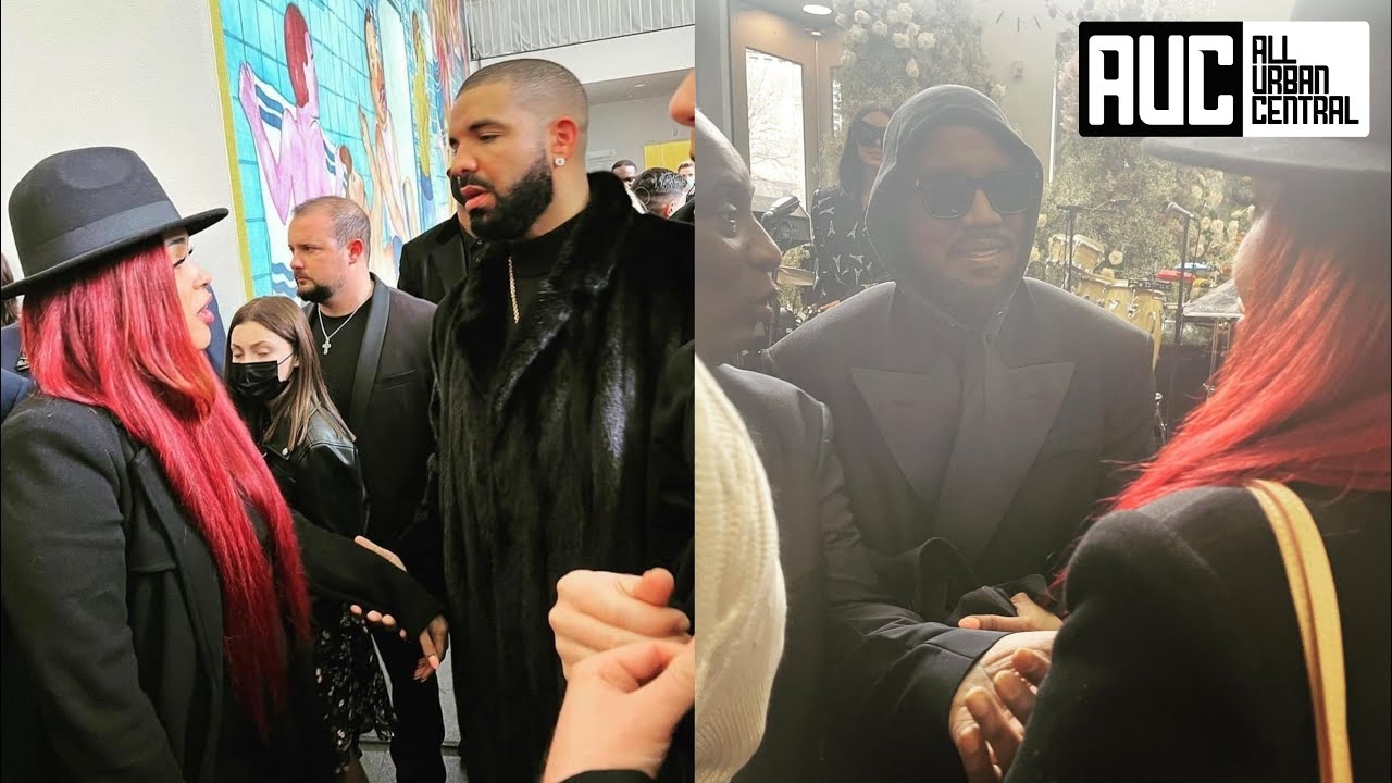 Drake Kanye & Rihanna Share An Emotional Moment At Virgil Abloh Funeral