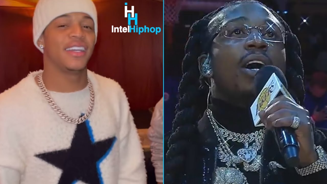 Yk Osiris reacts to Jacquees singing The National￼ Anthem at Staple Center!