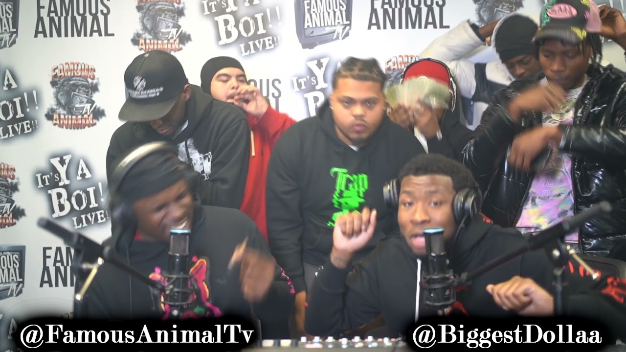 Memphis Rapper "Biggest Dolla" Raps A-Z In His Freestyle On Famous Animal Tv