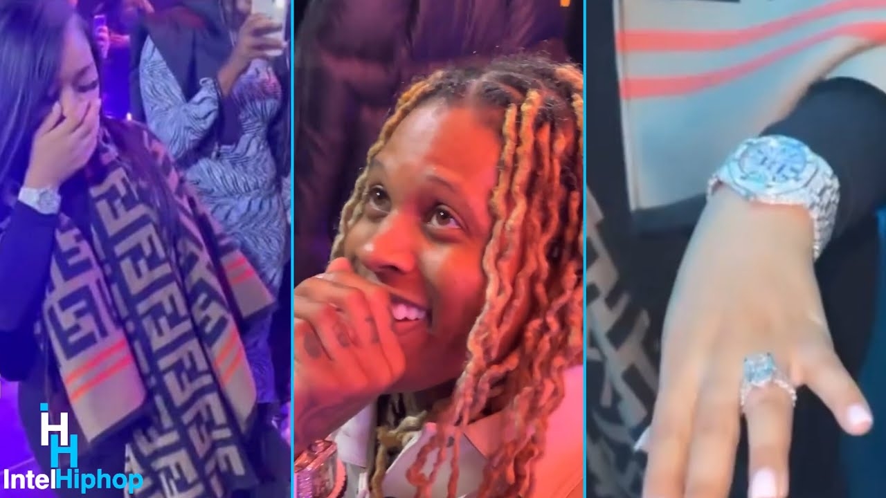 Lil Durk pops the big question live on stage to long time girlfriend India Royal!