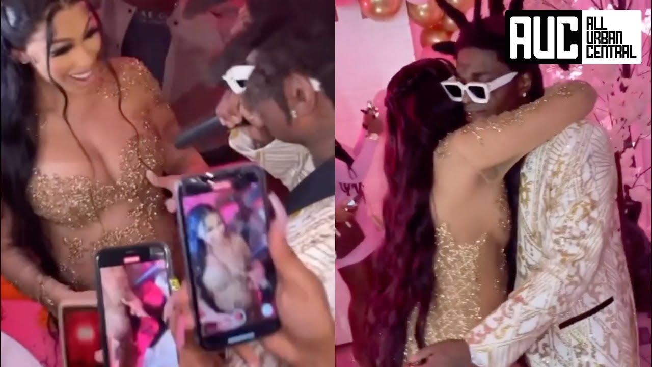 Kodak Black Follows After Lil Durk Proposes To His Baby Mama Treonna At Party