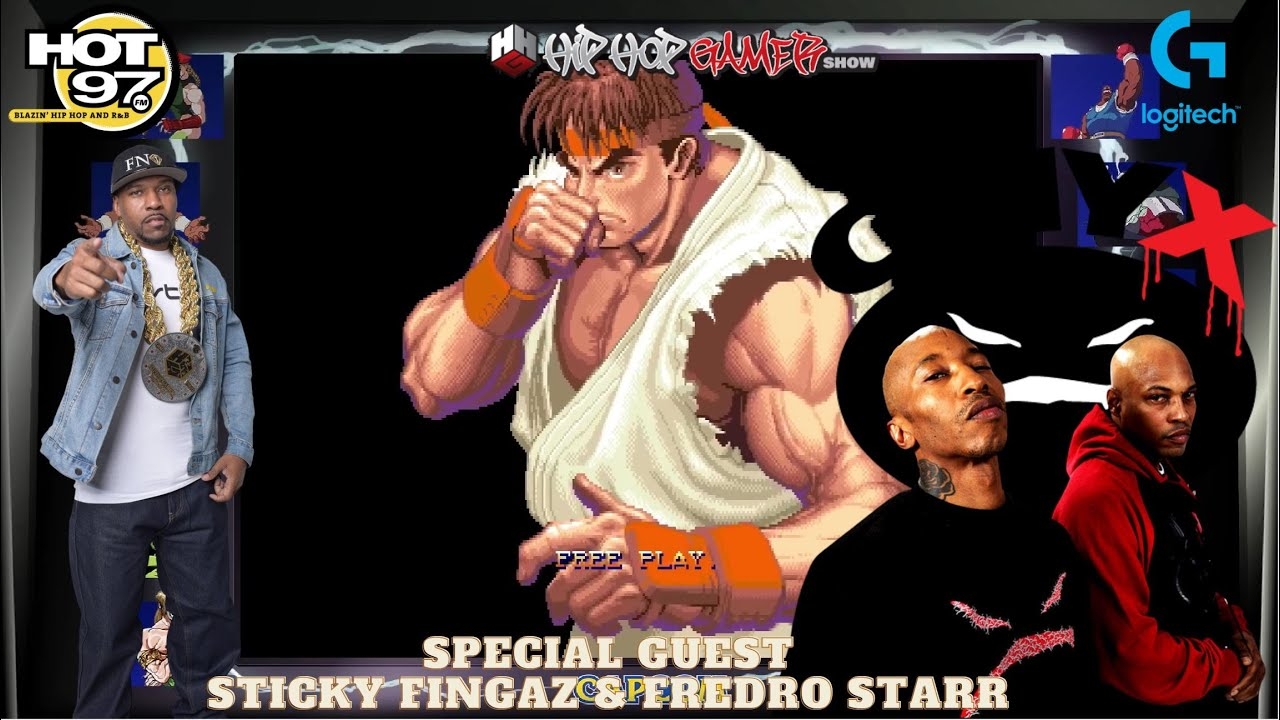 ONYX Is Here! Sticky Fingaz & Fredro Starr Street Fighter Battle | HipHopGamer