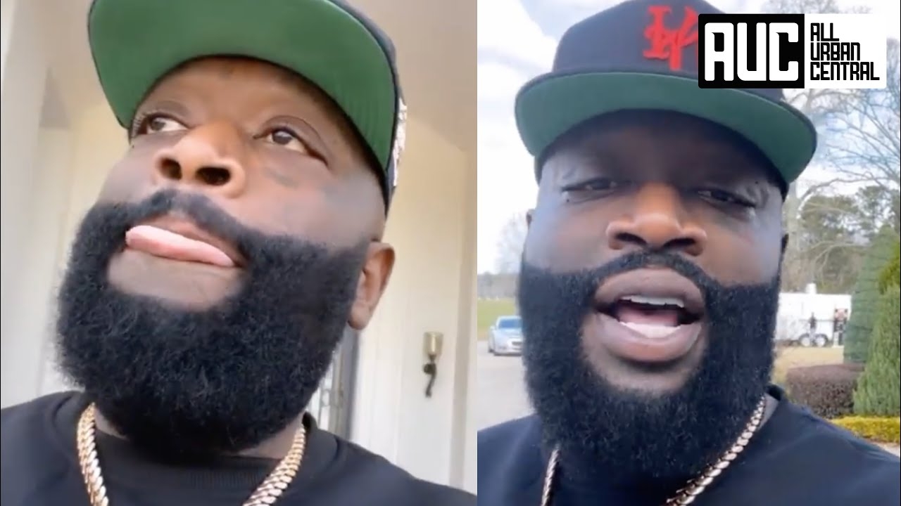 Rick Ross Eats The Entire Menu On The Food Truck That Pulls Up To His Home