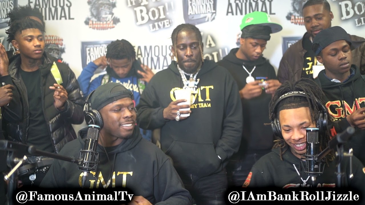 Memphis Rapper Bankroll Jizzle Stops by Famous Animal Tv then Hits Hot Freestyle for The Streets