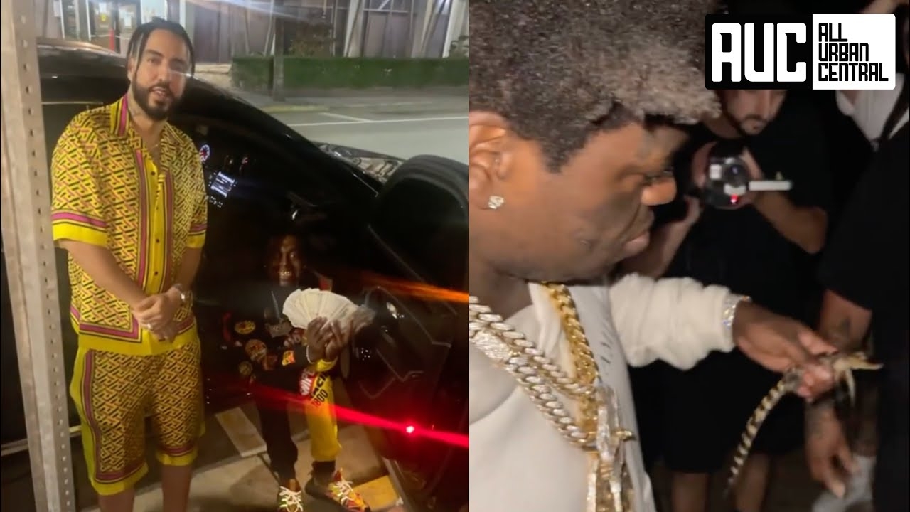 French Montana Runs Into Kodak Black In Swamp Gives Him A Pet Alligator