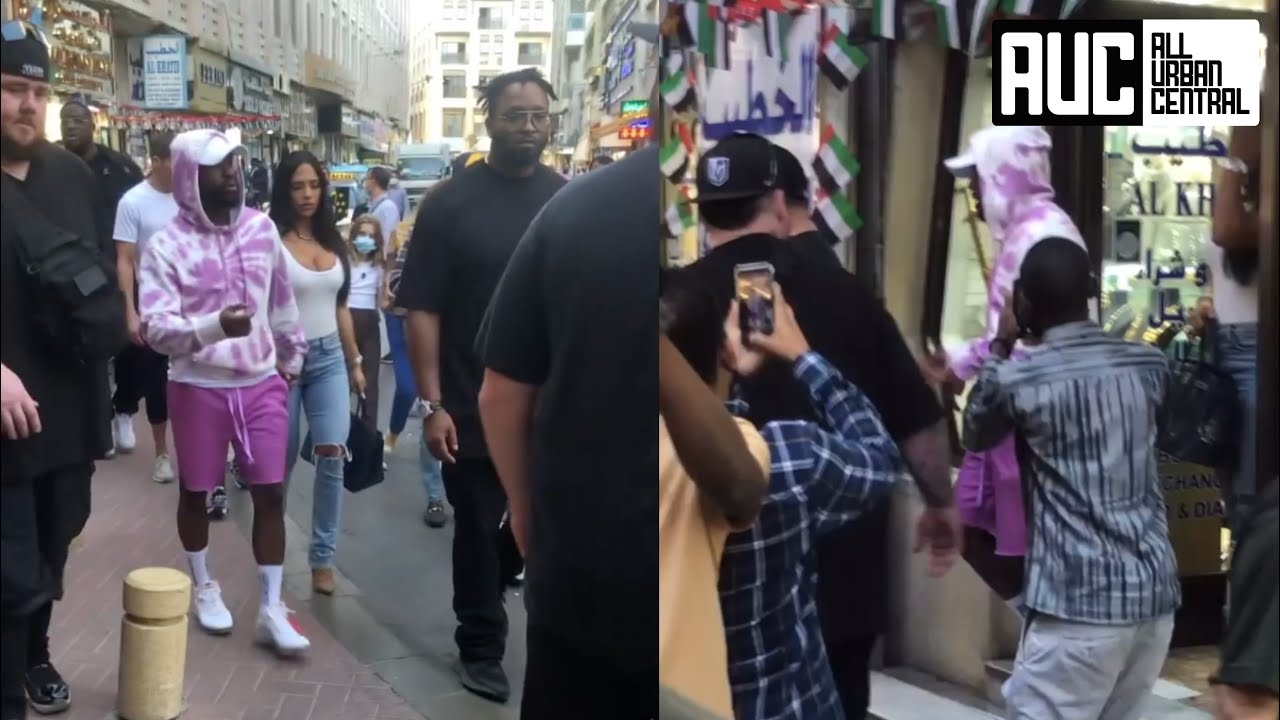 Floyd Mayweather Causes A Frenzy Walking The Streets Of Dubai