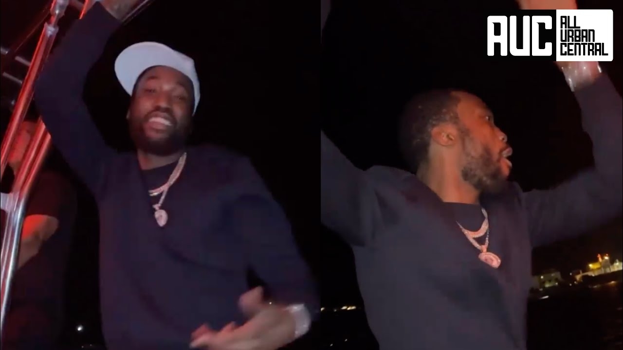 Meek Mill Loses His $500 Hat In The Middle Of Ocean