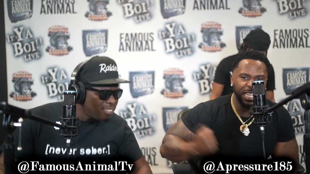 New Jersey Rapper A Pressure Stops by Drops Hot Freestyle on Famous Animal Tv