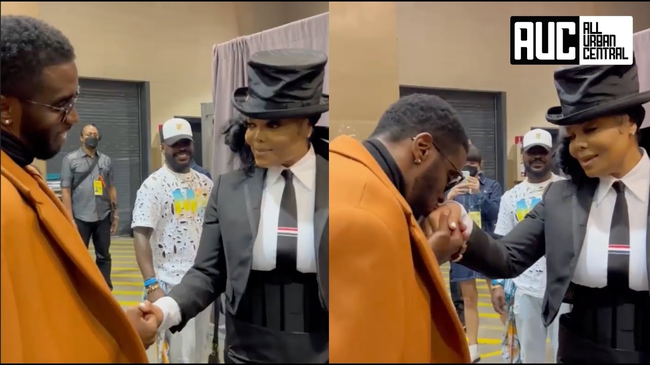 Diddy Cant Keeps His Hands Off Janet Jackson After Flirting At Billboard Awards