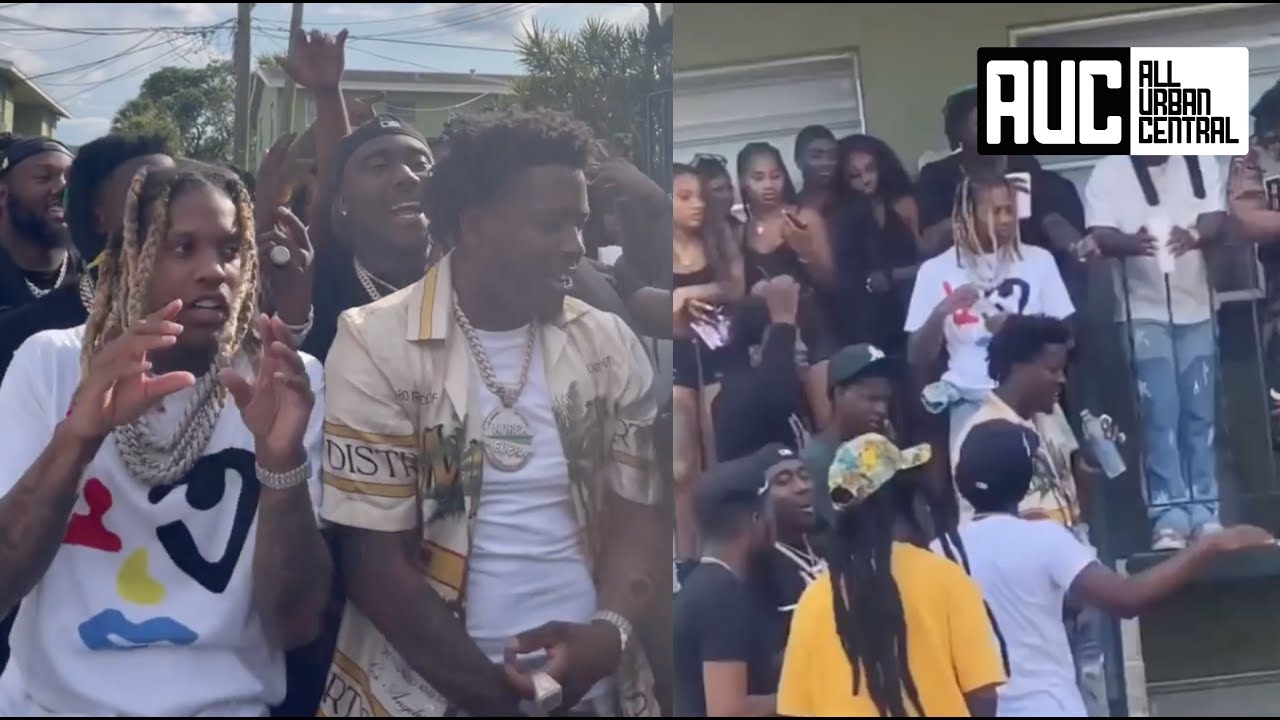 Lil Durk Makes The Whole Hood Pop Out After Boston Richey Brings Him To Trenches In Fort Lauderdale