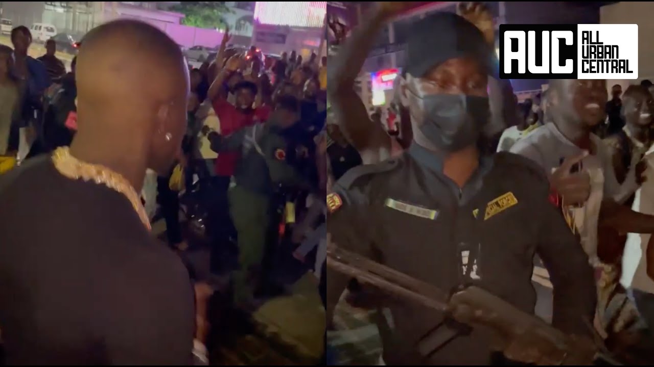 African Police Rush DaBaby To Safety After Getting Mobbed In Nigeria