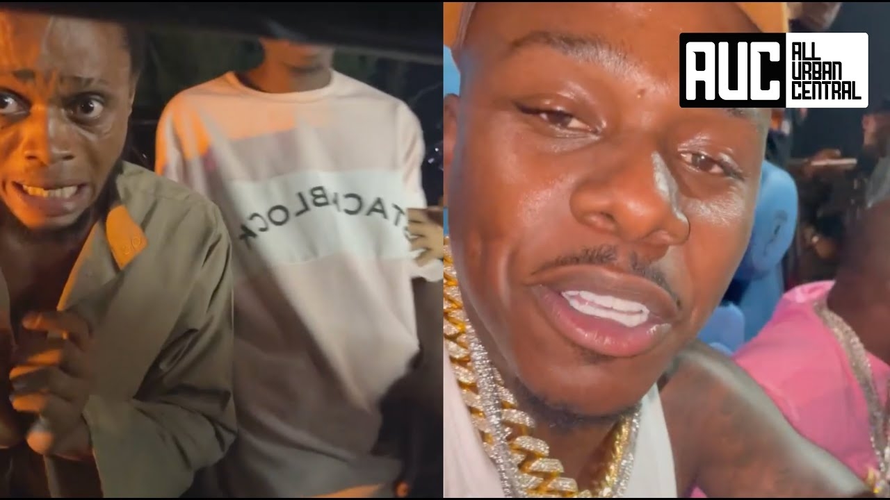 DaBaby Chin Checks Goon In Nigeria For Reaching In Davido's Lamborghini