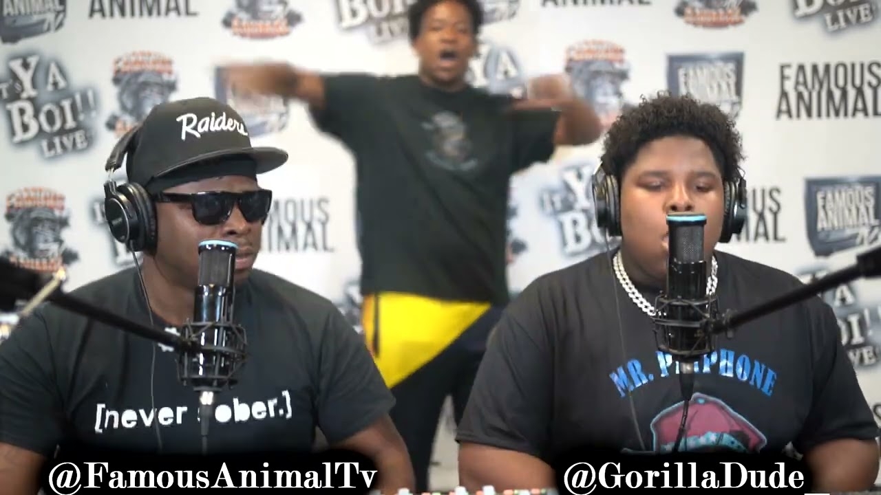 Memphis Rapper Gorilla Dude Stops by Drops Hot Freestyle on Famous Animal Tv