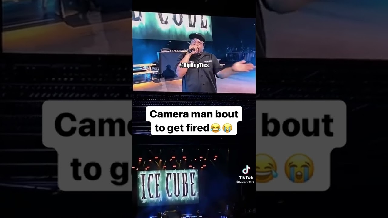 Ice Cube Was About To Fire The Cameraman