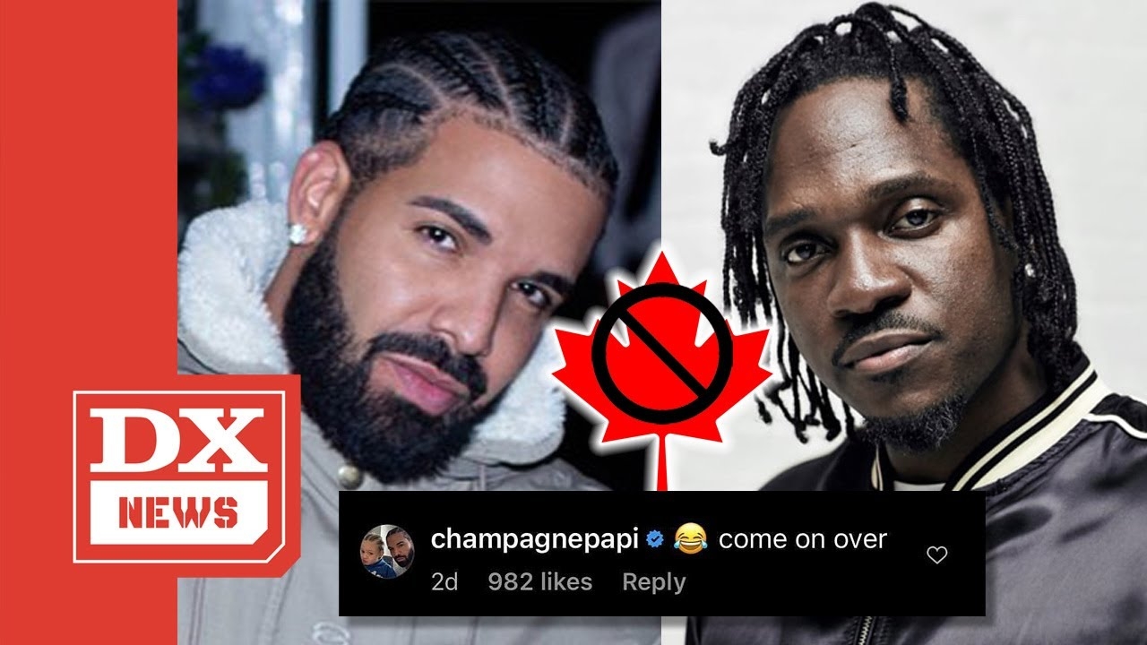 Drake Denies Getting Pusha T Banned From Canada & Invites Him Into Country: “Come On Over”