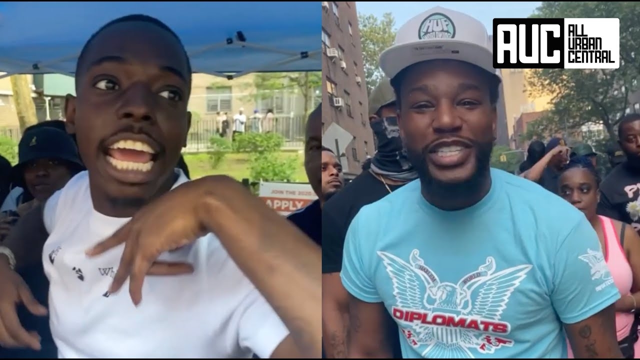 Bobby Shmurda & Cam'ron Throw A Block Party In The Trenches