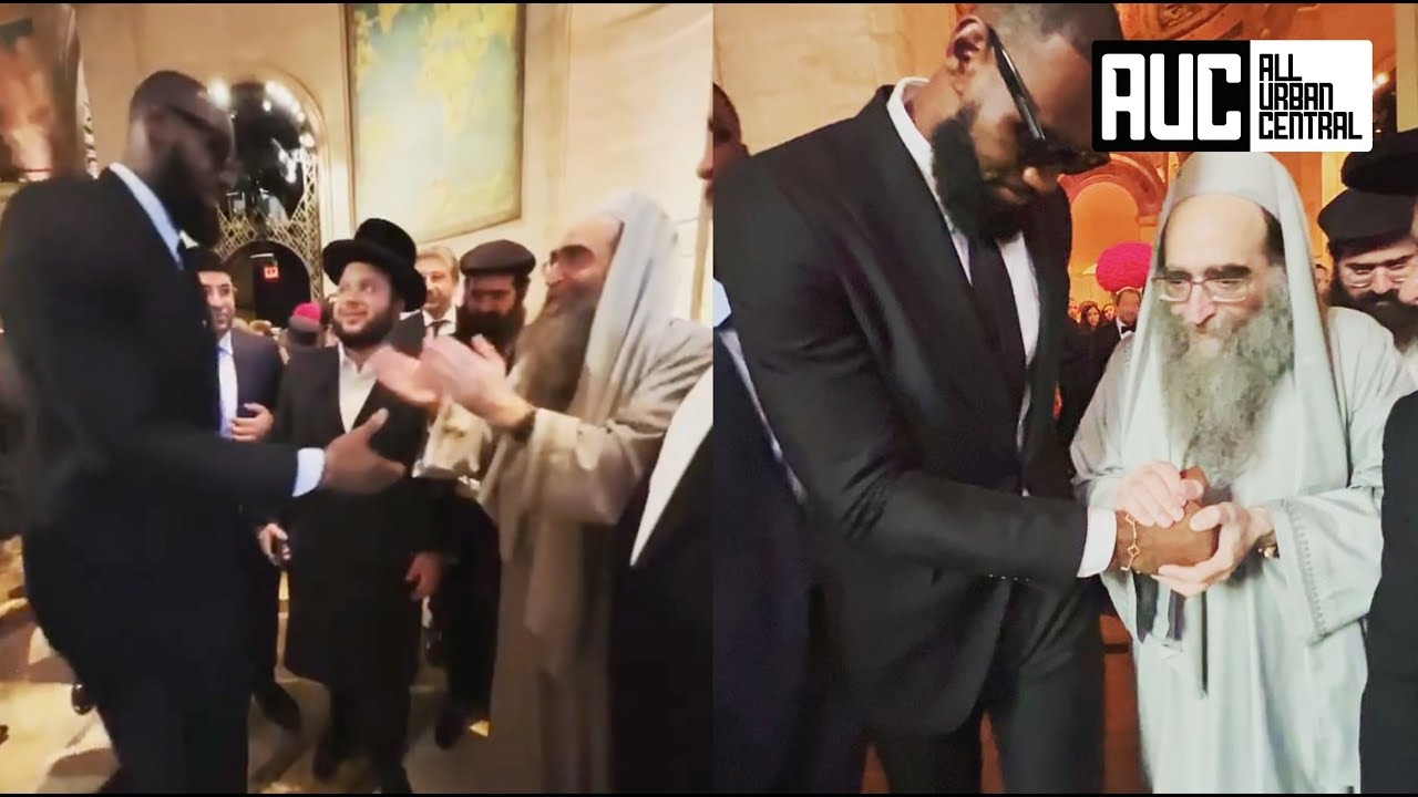 Rabbi Refuses To Let Go Of Lebron James Hand After Crashing Wedding