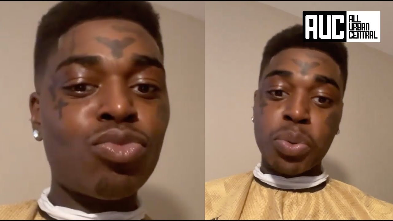 Kodak Black Starts Making Duck Lips After Getting A Fresh Haircut