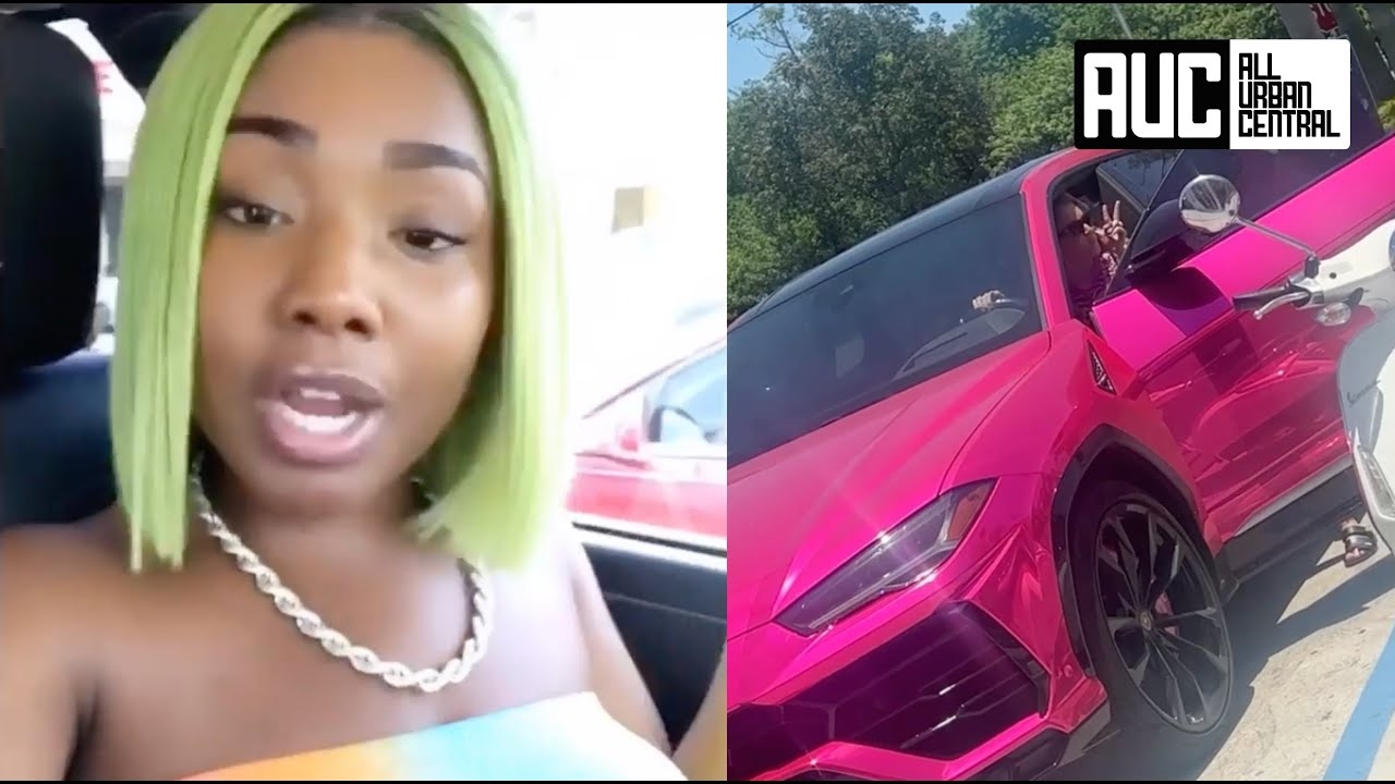 Starr Gyal Goes Off After Whyte Lady Breaks In Her Lamborghini For A Selfie