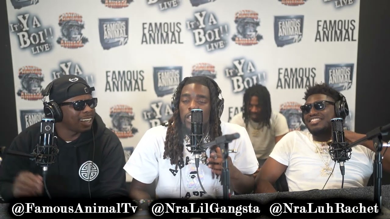 Chattanooga Rappers Nra LilGangsta & Nra LuhRachet Stops By Drops Hot Freestyle On Famous Animal Tv