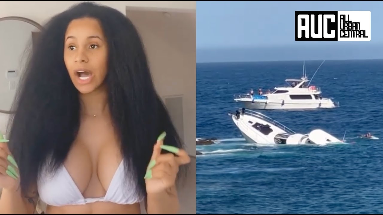Cardi B & Offset Witness A Yacht Crash And Sink While On Vacation