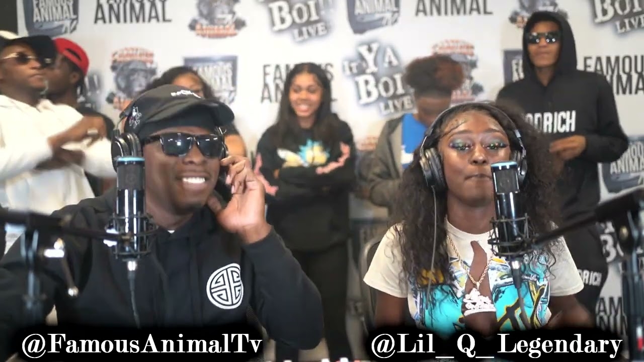 Memphis Female Rapper Lil Q Stops by Drops Hot Freestyle on Famous Animal Tv