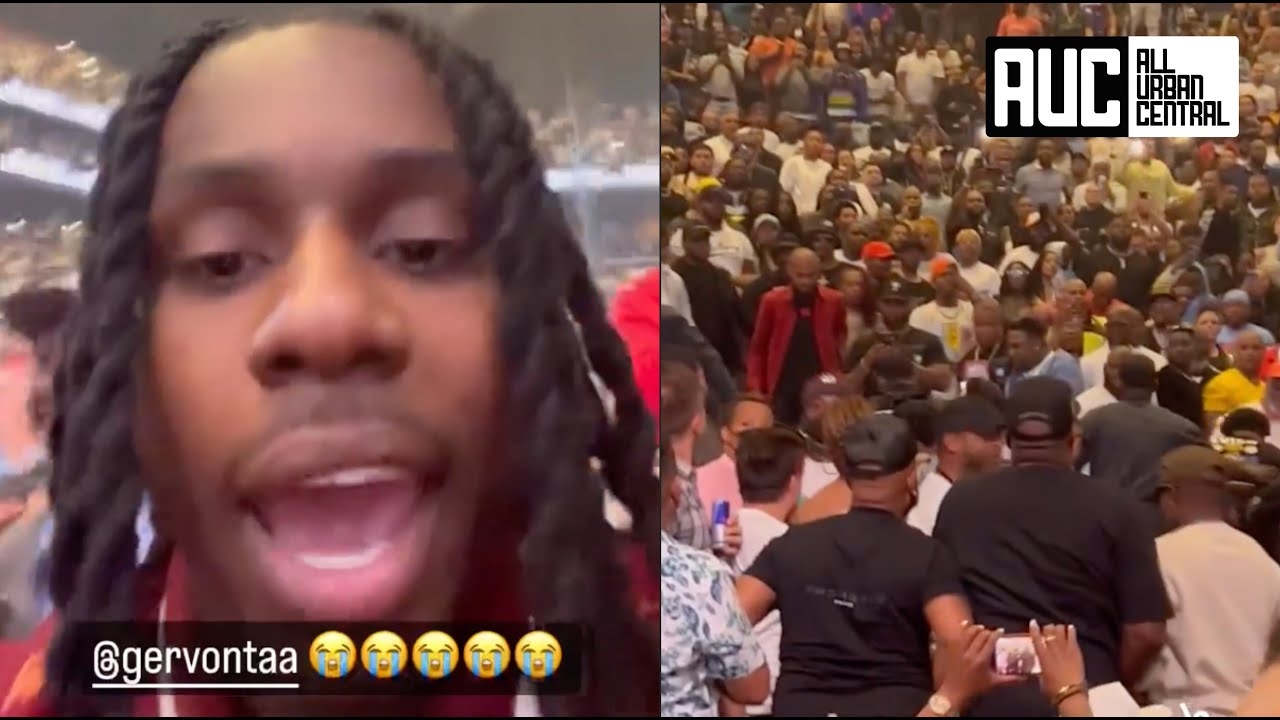 Polo G Gets Rushed Out Barclays After Opps Start Wild’n At Gervonta Fight
