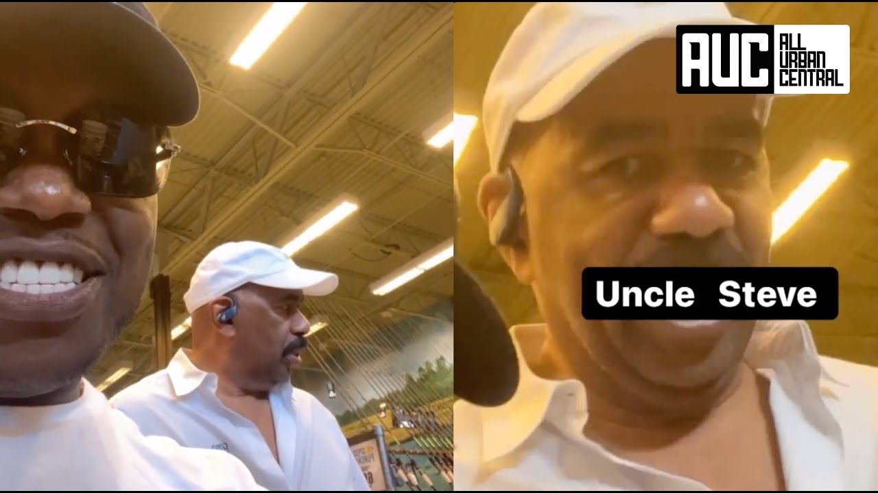 Peewee Longway Runs Into Steve Harvey At The Grocery Store