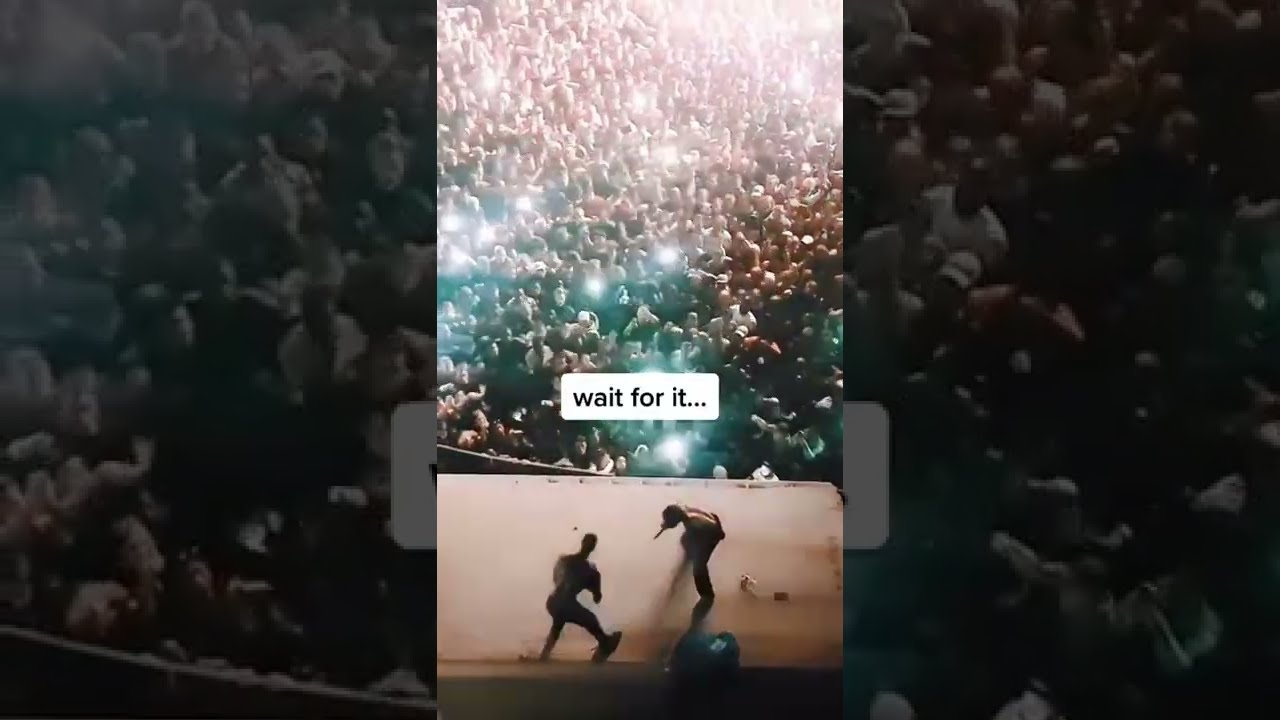 Fan Does Crazy Stage Dive At Travis Scott Concert