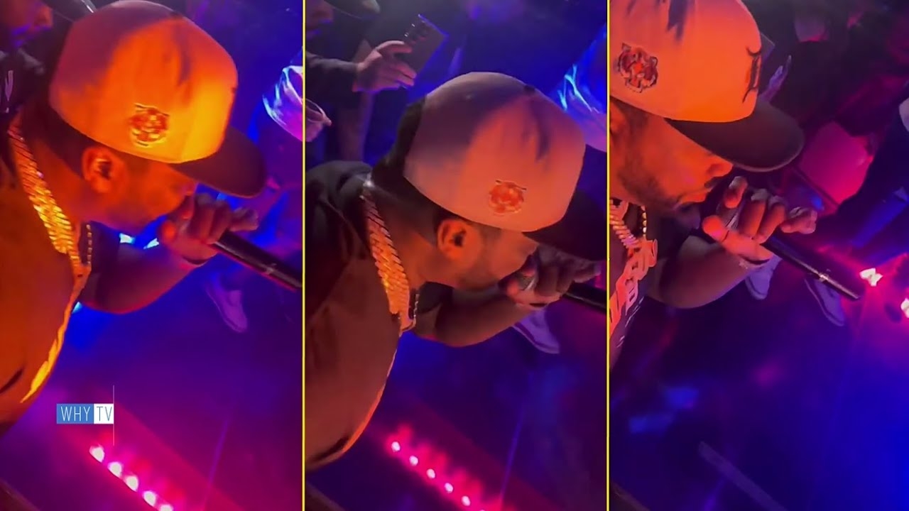 50 Cent Pulls Up On Miami Night Club And Performs His Hit Many Men 'Crowd Goes Crazy'