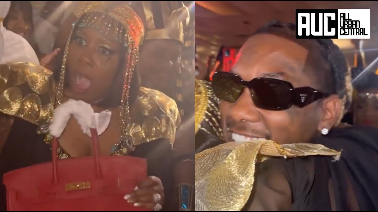 Offest Blesses His Mom With $50K Cash Inside A Birkin For Her Birthday