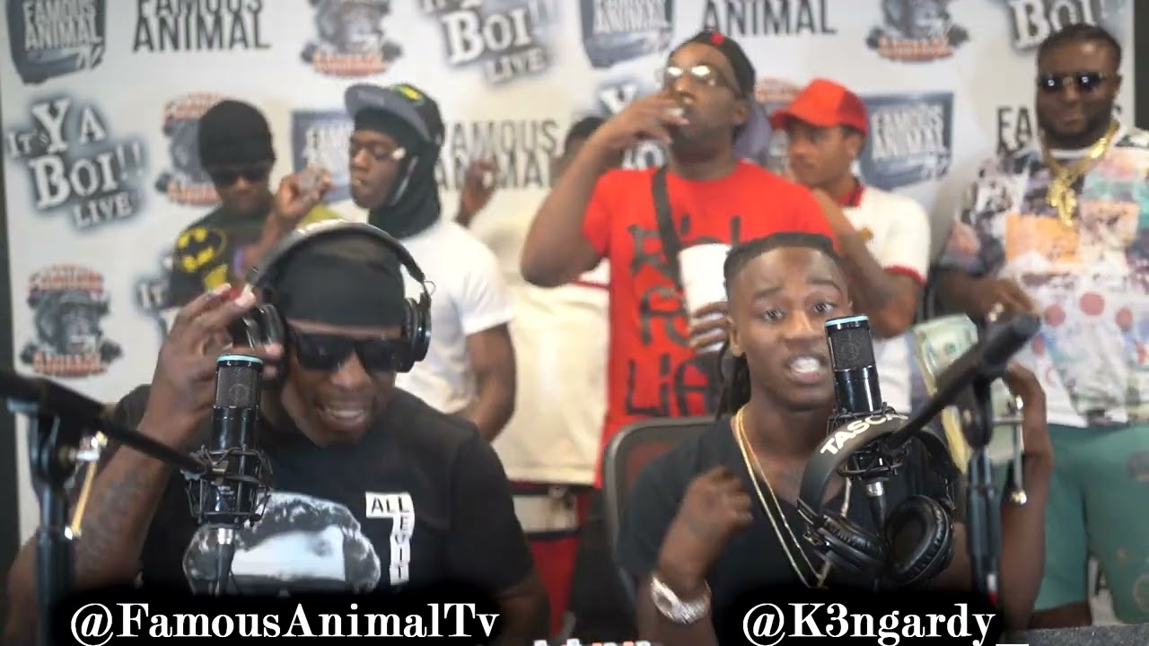 Memphis Rapper K3ngardy Stops by Drops Hot Freestyle on Famous Animal Tv