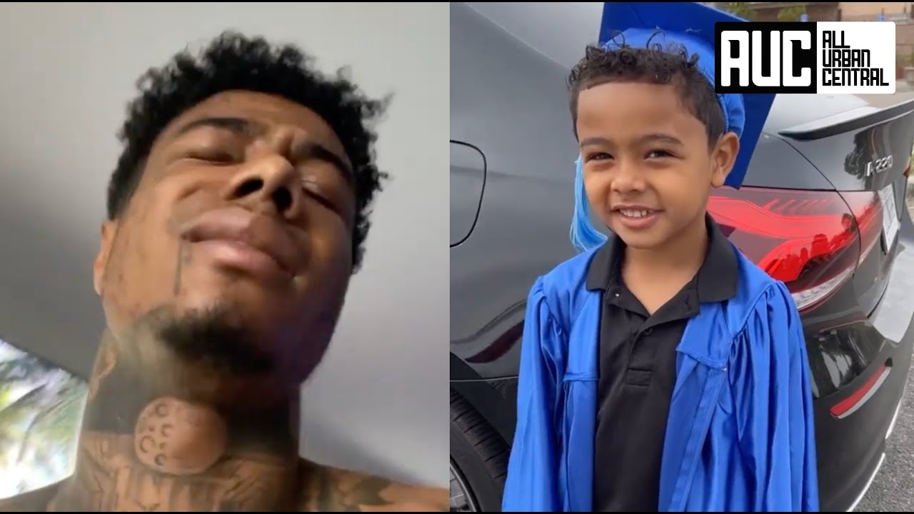 Blueface Gets Upset After His Son Says He Wants To Be A Nurse At Graduation