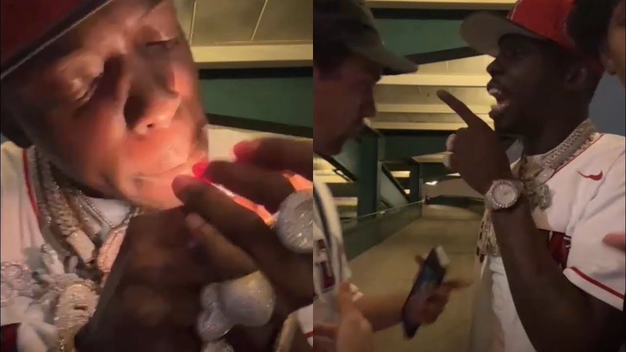 Bobby Shmurda Kicked Out Box Seats For Blowing ZaZa At Angels Game  Y'all Making The Spot Hot