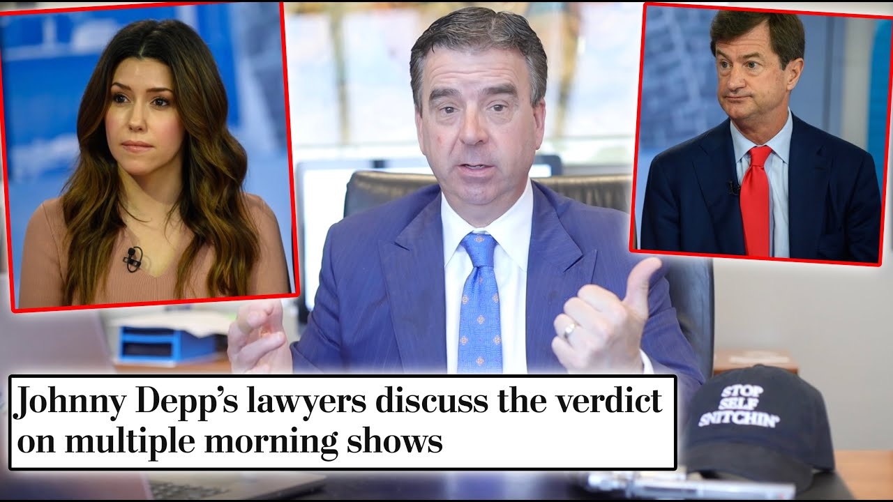 The Winning Team Speaks! Criminal Lawyer Reacts to Depp's Lawyers Ben Chew &  Camille Vasquez