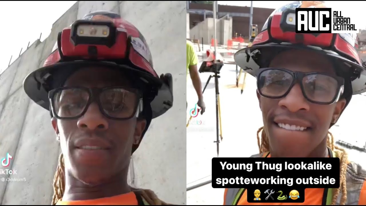 Young Thug Clone Found Working Construction In Atlanta