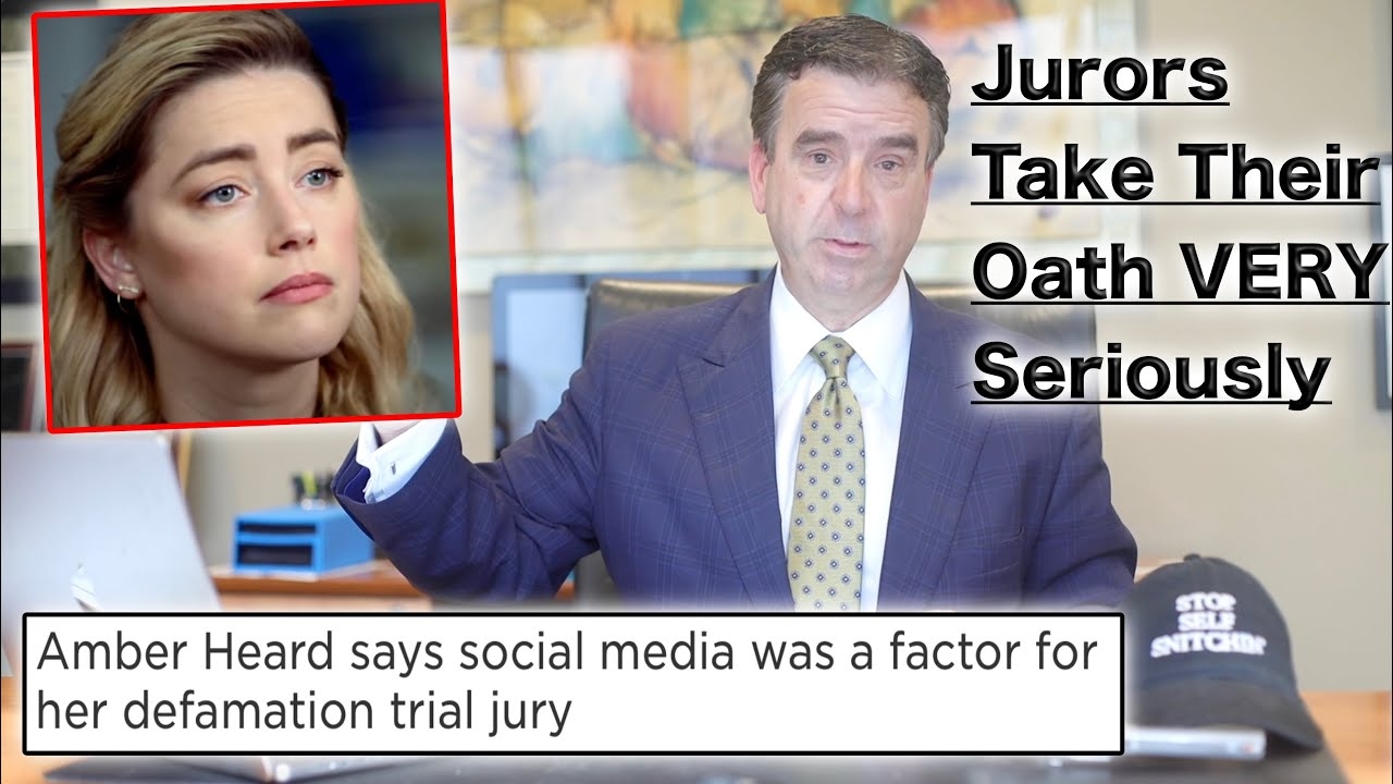 Criminal Lawyer Responds to Amber Heard's Allegation that the Jury was Influenced by Social Media