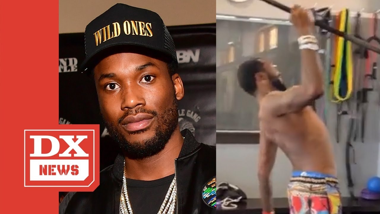 Meek Mill’s Viral Weightlifting Workout Leaves Fans Worried For His Spine