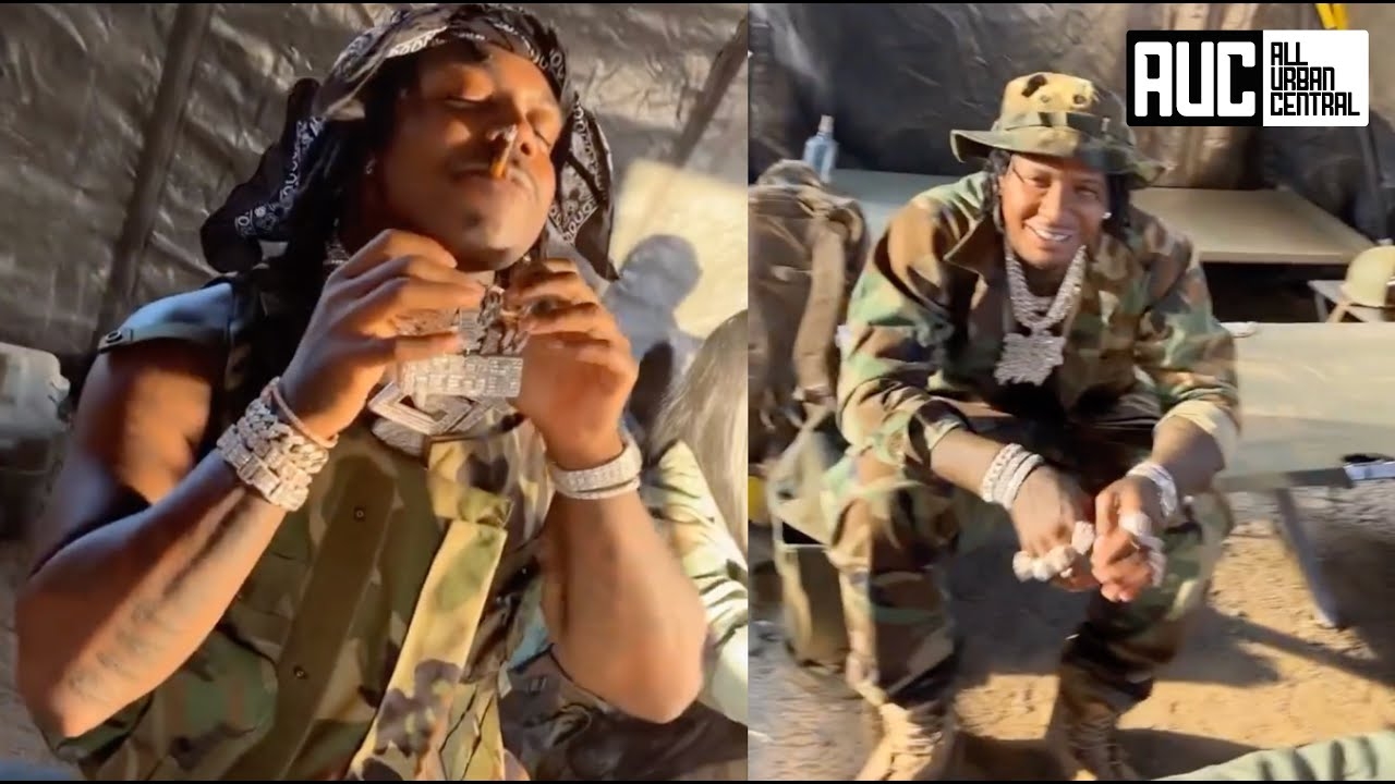 Mozzy Pulls Up On EST Gee & MoneyBagg Yo In Desert Storm
