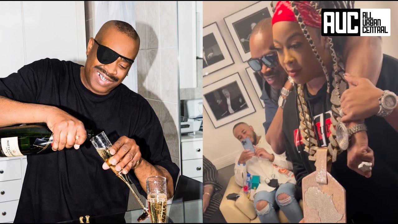 Slick Rick Blesses Da Brat With The Biggest Diamond Chain Ever
