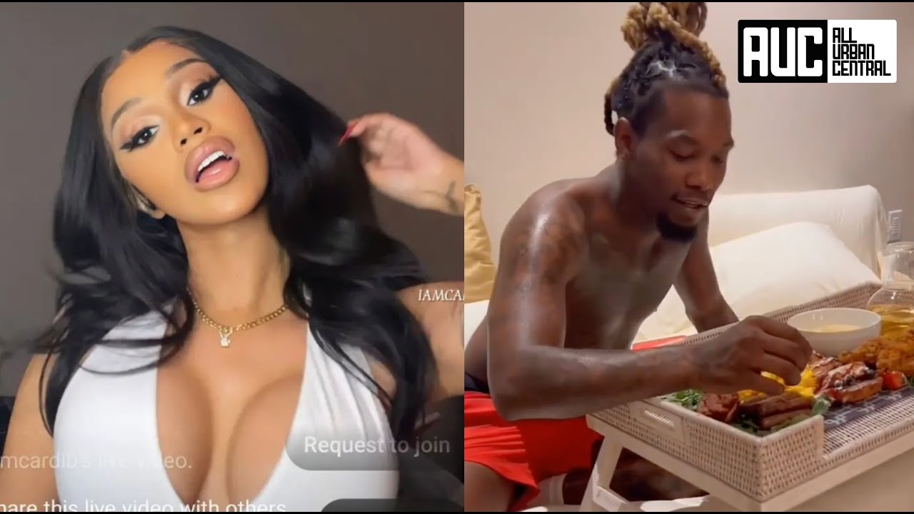 Cardi B Treats Offset Like A King Pampers Him With Breakfast In Bed