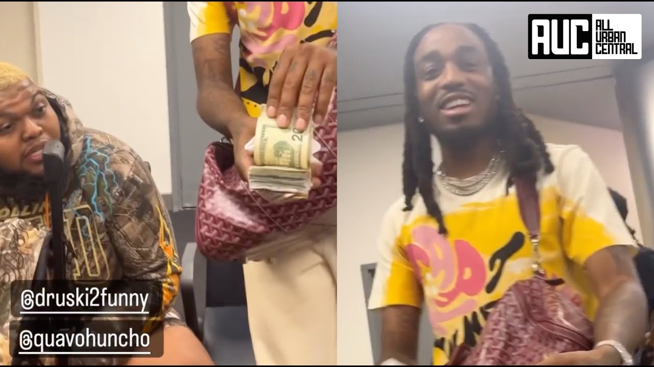 Druski Blesses Quavo With Bankroll After Signing 360 Deal With Record Label